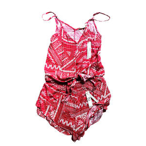 NWT  LOVESTITCH Red short set